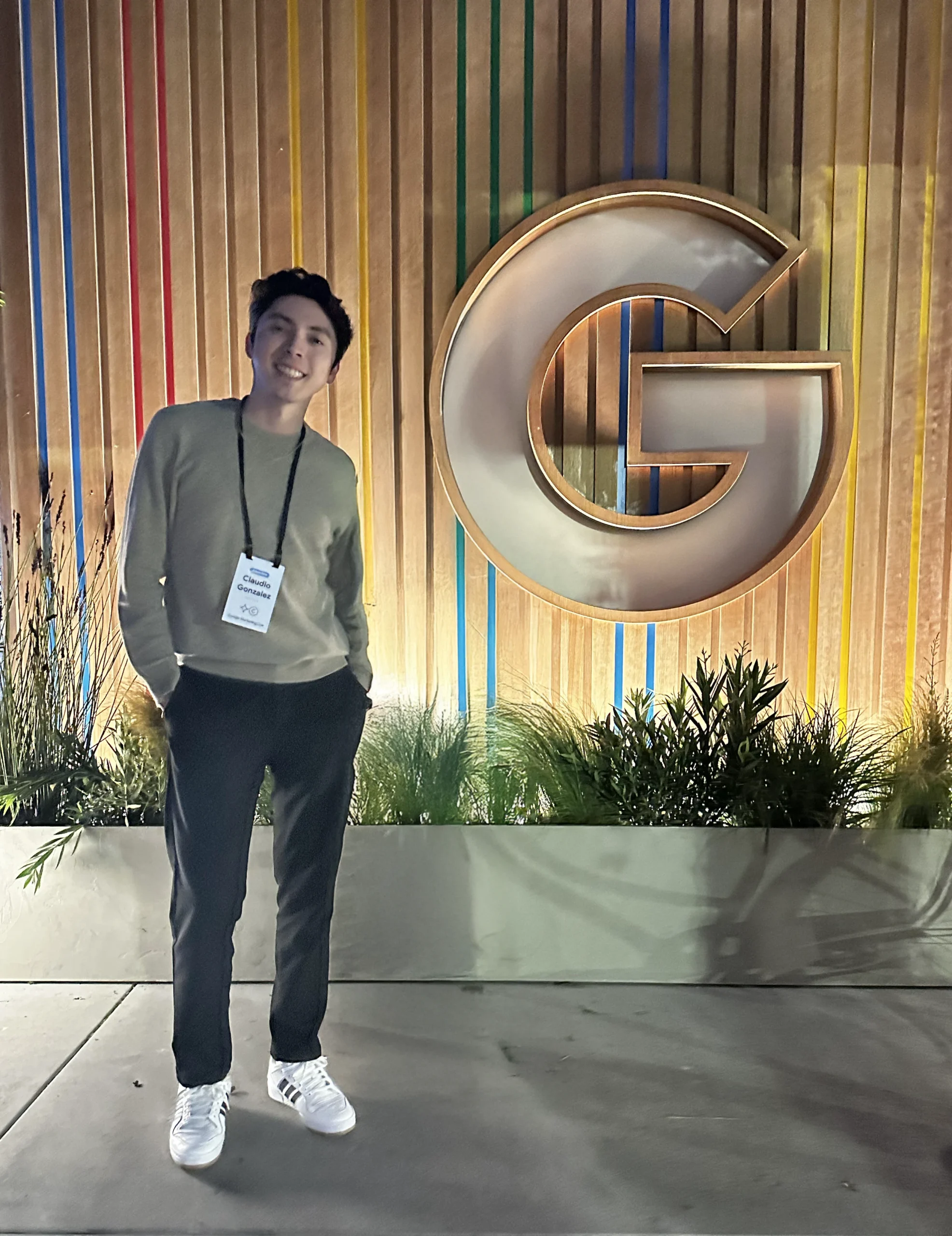 Claudio González at Google Marketing Live